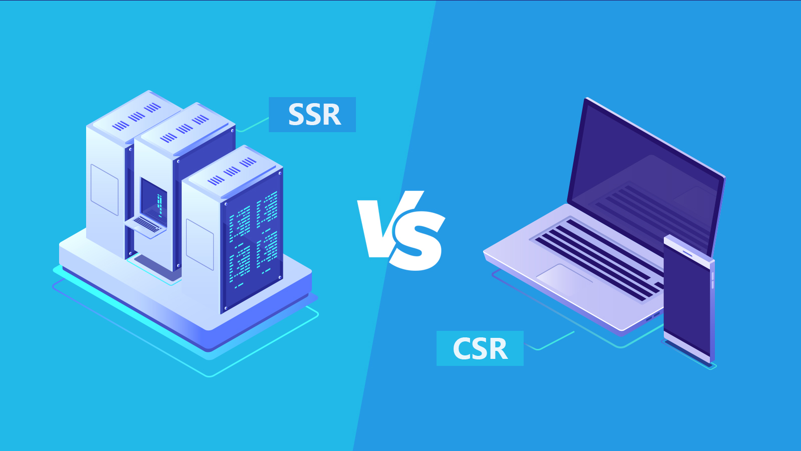 Client Side Rendering Vs Server Side Rendering For Web Application 