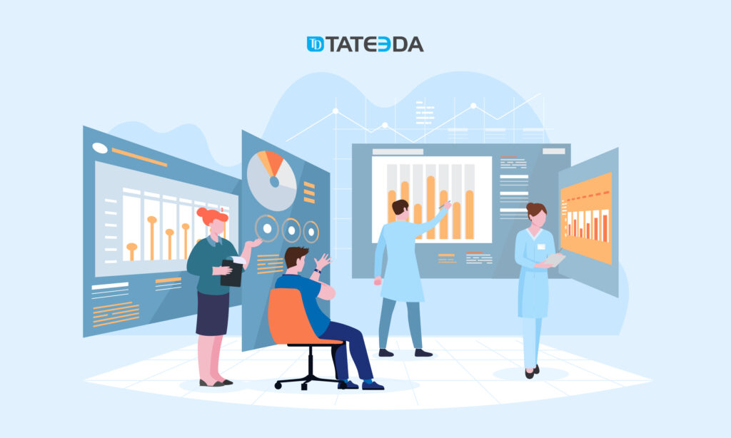 Medical data mining and visualizations can be executed with the help of specific tools integrated within healthcare software admin panels. | TATEEDA