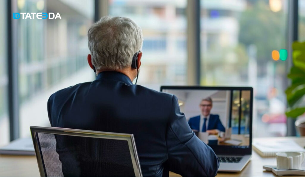 Strategy for outsourcing IT services - A company owner is conducting a call with his remote IT service vendor. | TATEEDA