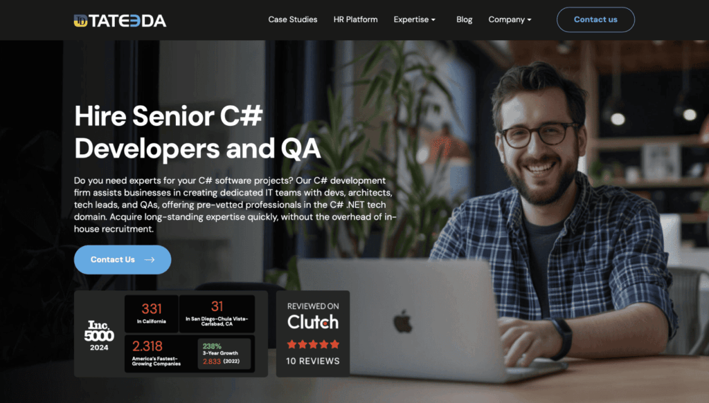 TATEEDA C# development company review