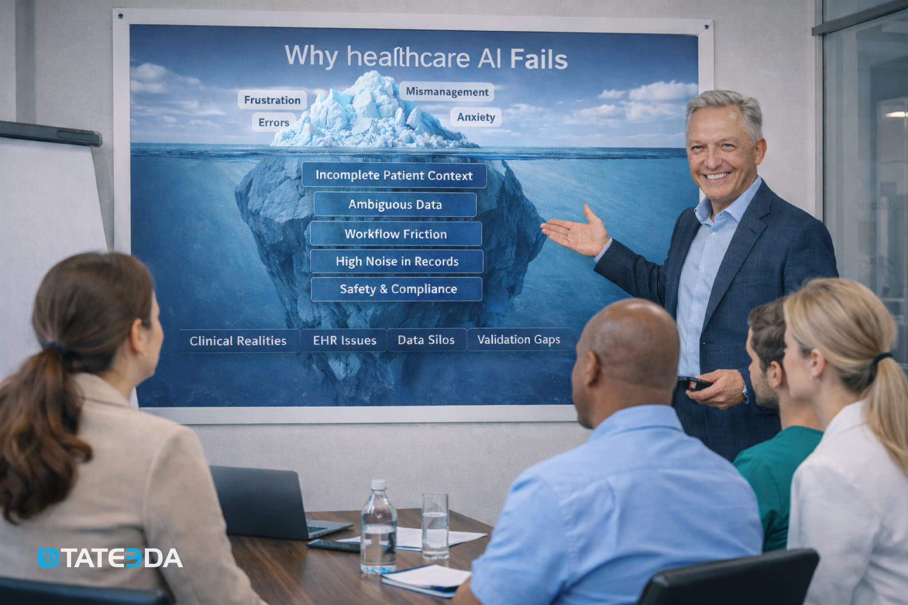 Explanation of why AI fails in healthcare | TATEEDA